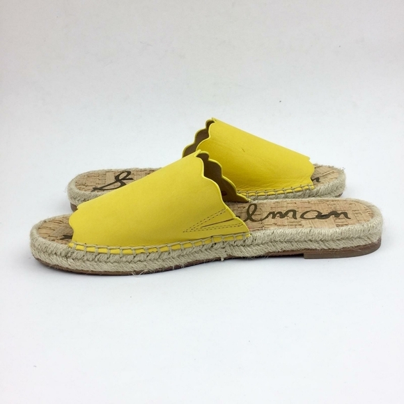 Sam Edelman Andy Scalloped Leather Espadri… - Picture 5 of 16